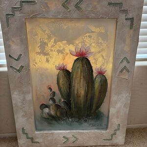 Painting acrylic Cactus